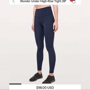 Lululemon Wunder Under 7/8 Pants